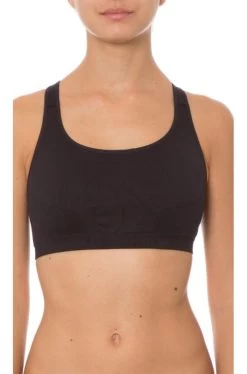 Triumph Triaction Seamfree Crop Top (Black)