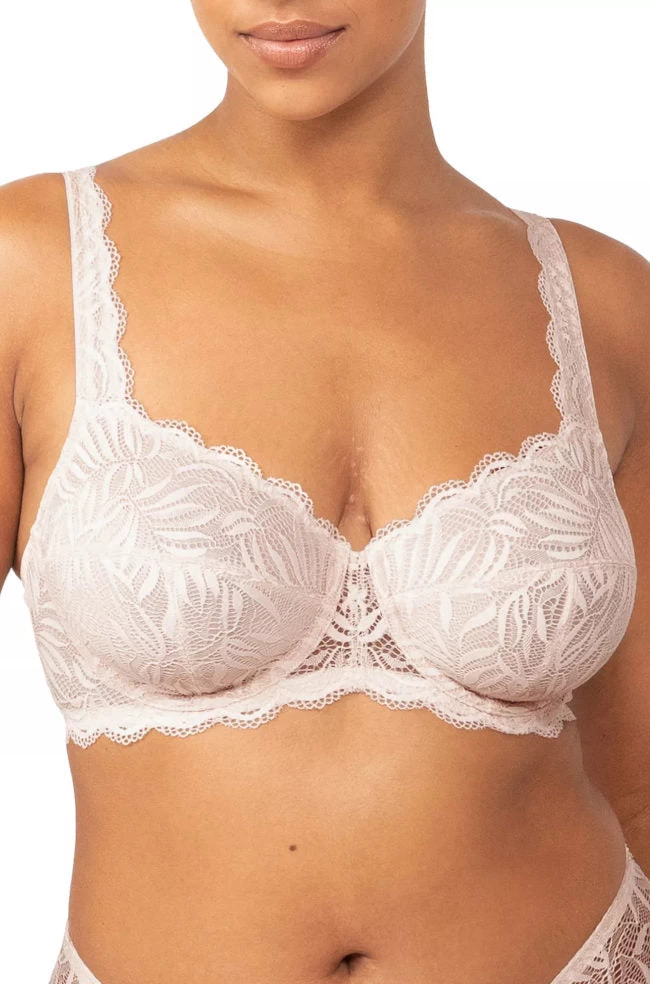 Triumph Essential Lace Balconette Bra (White) 3 Triumph Essential Lace Balconette Bra (White)