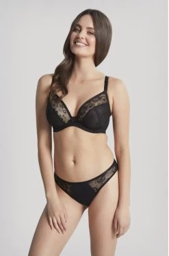 Panache Yasmin UW Plunge Bra (Noir) -Fashion Underwear Shop 10646 792 7 17991