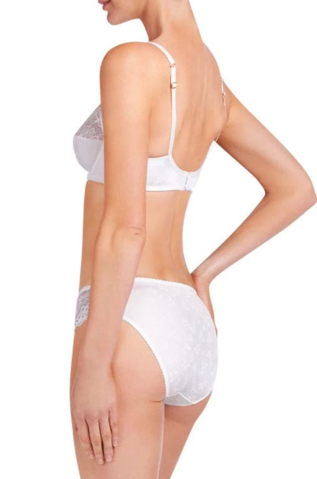 Yvette Lace Underwire Bra (White) 5 Yvette Lace Underwire Bra (White) - Image 3