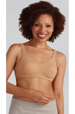 Amoena Mona Wirefree Bra (Cognac)