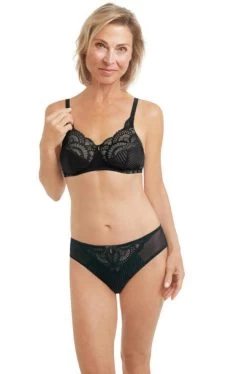 Amoena Karolina Wirefree Bra (Black) -Fashion Underwear Shop 44763SET 1
