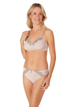 Amoena Luna Wirefree Bra (Grey & Multi) 8 Amoena Luna Wirefree Bra (Grey & Multi) -Fashion Underwear Shop 45026