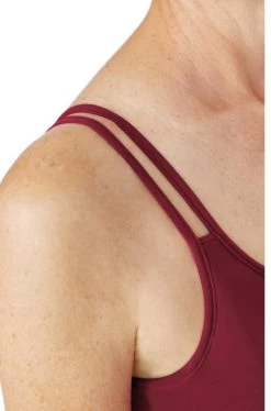 Amoena Valletta Modal Top (Burgundy) -Fashion Underwear Shop 45038 Valletta tibetian red FW22 product detail JPG