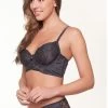 LingaDore Dark Snake UW Bustier Bra (Dark /Navy)