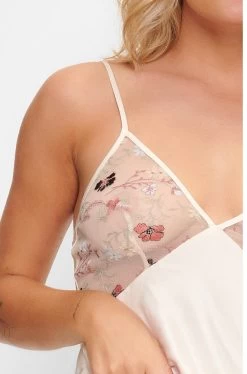 LingaDore Powder Puff Spaghetti Top (Beige) -Fashion Underwear Shop 7018P 140 05