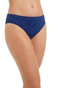 Amoena Be Joyful High Waist Swim Briefs (Hearty Blue)