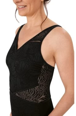 Amoena Palma One Piece Swimsuit (Black) -Fashion Underwear Shop 71642 Palma OP black SS23 product detail