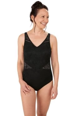 Amoena Palma One Piece Swimsuit (Black)