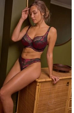 Panache Clara UW Bra (Noir Ruby) -Fashion Underwear Shop 7255A 983 15 20587 1