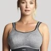 Panache Wirefree Sports Bra (Charcoal Marle)