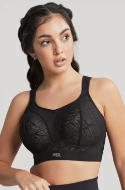 Panache Soft Cup Sports Bra (Black& Latte)