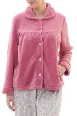Betty Bed Jacket (Dusty Rose)