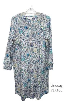 Lindsay Cotton Nightie (Green