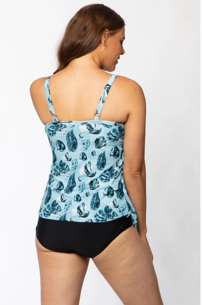 Jill Tankini Top (Aqua) 4 Jill Tankini Top (Aqua) - Image 2