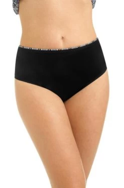 Amoena Be Elegant High Waist Swim Briefs (Black) Available In Sizes 14 Only.