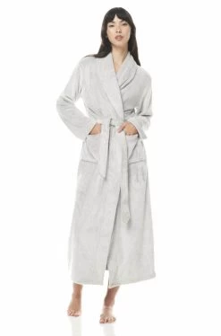 Desire Dressing Gown (Grey) -Fashion Underwear Shop DESIRE 2023 AW 1 1