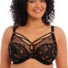 ELOMI Sachi UW Plunge Bra (Black Butterfly) -Fashion Underwear Shop EL4353 BFL primary Elomi Lingerie Sachi Black Butterfly Underwire Plunge Bra 699a9ad6 5123 476c ad2f b232a3c36e0b
