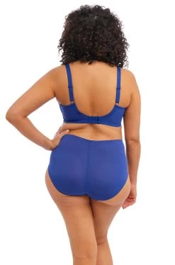 ELOMI Brianna UW Plunge Bra (Lapis) -Fashion Underwear Shop EL8080 LAS back Elomi Lingerie Brianna Lapis Underwired Plunge Bra