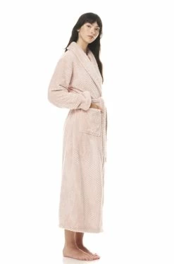 Enid Dressing Gown Robe (Pink) -Fashion Underwear Shop ENID 2023 AW 2 1