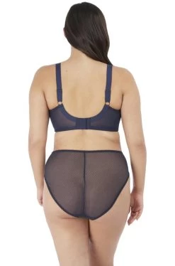 ELOMI Charley Spacer UW Moulded Bra (Navy) -Fashion Underwear Shop Elomi EL4383 EL4386 Charley UW Bandless Spacer Moulded Bra High Leg Brief Navy Back 98571.1602472109 7f7798f9 4a83 4ec6 a39b 694c28f06550