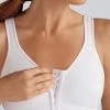 Amoena Ester Front Opening Wirefree Bra (White)