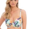 FANTASIE Paridiso Gathered Bikini Top (Tropical) -Fashion Underwear Shop FS501801 SFT primary Fantasie Bikini Top