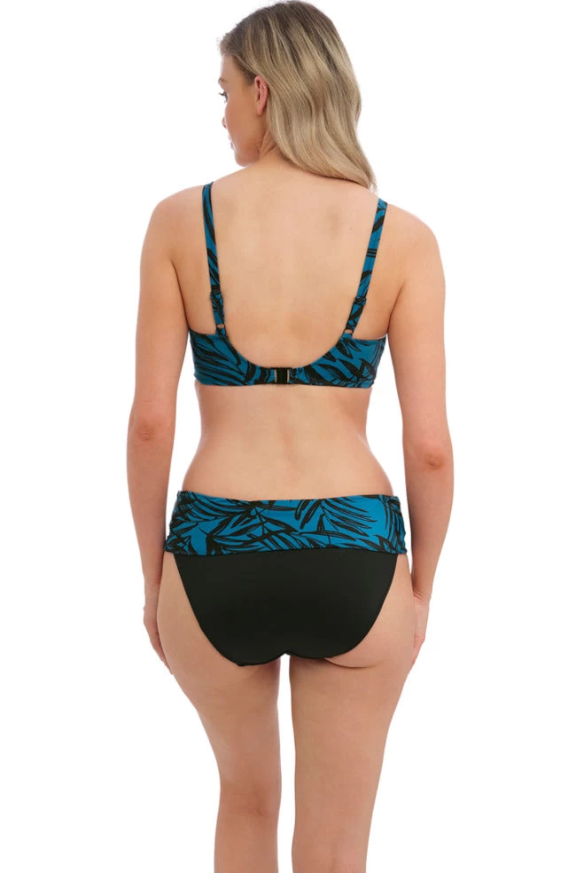 FANTASIE Palmetto Bay Bikini Fold Briefs (Blue & Black) 5 FANTASIE Palmetto Bay Bikini Fold Briefs (Blue & Black) - Image 3