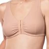 Amoena Frances Front Opening Wirefree Bra (Black Or Nude) -Fashion Underwear Shop Frances Front Opening Bra Black or Nude 2