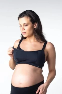 Balance Sports Maternity Bra (Black)