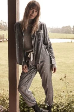 Ivory Loungewear Set (Steel)