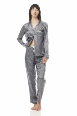 Ivory Loungewear Set (Steel) -Fashion Underwear Shop IVORY 2023 AW 1