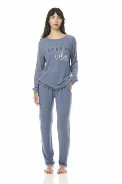 Jermaine Loungewear Set (Denim) -Fashion Underwear Shop JERMAINE 2023 AW 1 1