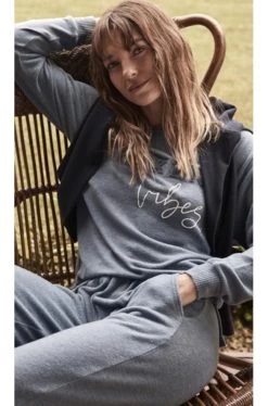 Jermaine Loungewear Set (Denim)