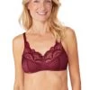 Amoena Karolina Wirefree Padded Bra (Red & Nude)
