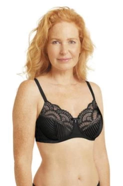 Amoena Karolina Wirefree Padded Bra (Black)