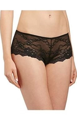 My Fit Lace Brazilian Brief (Black)