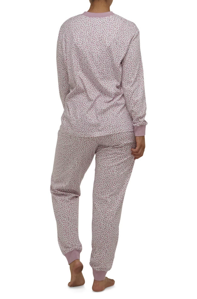Bev Interlock Cotton Ski PJ Set (Dusty Pink) 4 Bev Interlock Cotton Ski PJ Set (Dusty Pink) - Image 2