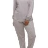 Annabelle Cotton Ski PJ Set (Pale Pink) 2 Annabelle Cotton Ski PJ Set (Pale Pink) -Fashion Underwear Shop SK102L PALE PINK 01