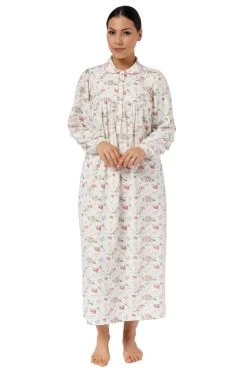 Frances Long Nightie (Pink)