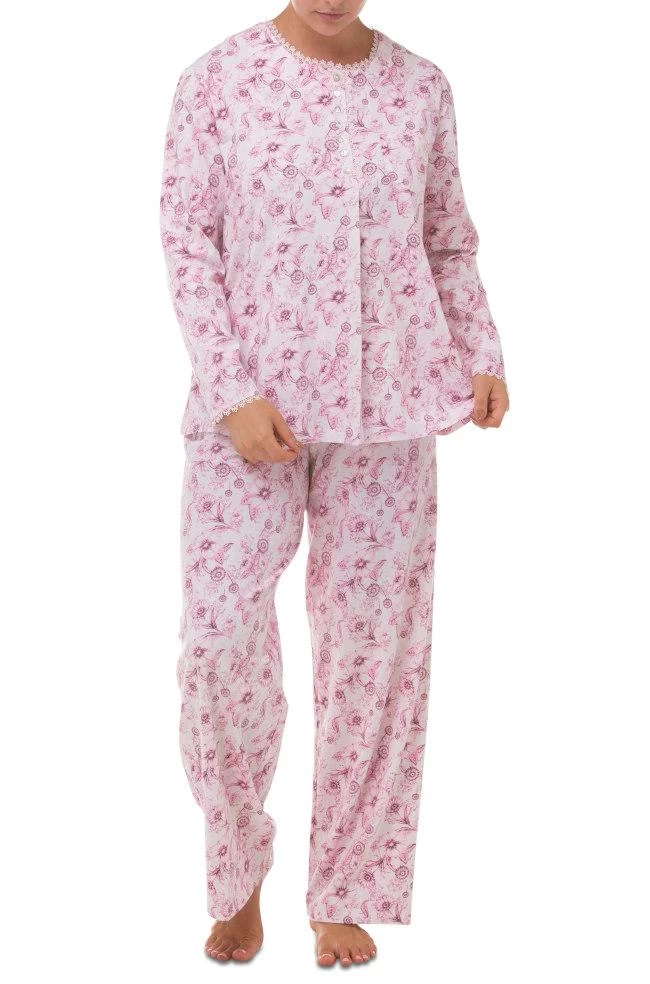 Dahlia Stretchy Cotton PJs (Pink) 10-24 3 Dahlia Stretchy Cotton PJs (Pink) 10-24