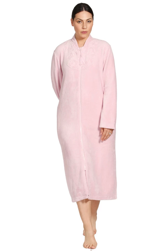 Fay Zip Dressing Gown (Pink) 3 Fay Zip Dressing Gown (Pink)