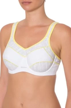 Triumph Triaction Performance Sports Bra (White)