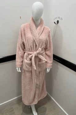 Susie Wrap Dressing Gown (Pink Marle)