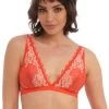 Wacoal Lace Perfection Wirefree Bralette (Fiesta) -Fashion Underwear Shop WE135008 FIA primary Wacoal Lace Perfection Fiesta Non Wired Bralette 1