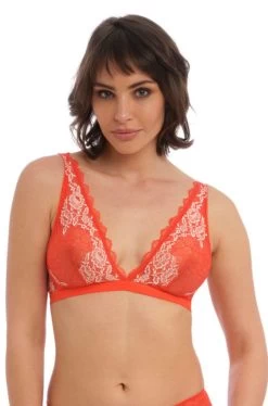 Wacoal Lace Perfection Wirefree Bralette (Fiesta)