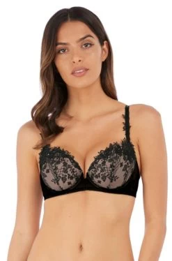 Wacoal Lumiere Douce Balcony UW Bra (Black)