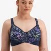 Berlei Electrify UW Sports Bra (Navy Floral) -Fashion Underwear Shop Y556WP 5E2 3 1