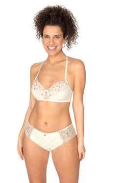 Amoena Daydream Lightly Padded Wirefree Bra (Off White/Floral) -Fashion Underwear Shop daydreampad 1