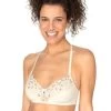 Amoena Daydream Lightly Padded Wirefree Bra (Off White/Floral) -Fashion Underwear Shop daydreampadbra
